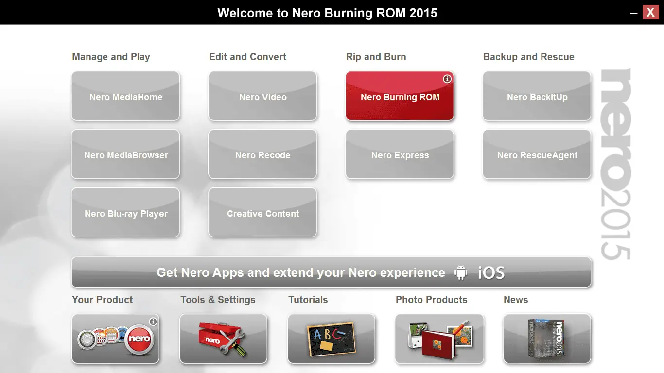 تنزيل Nero Burning ROM مجانًا