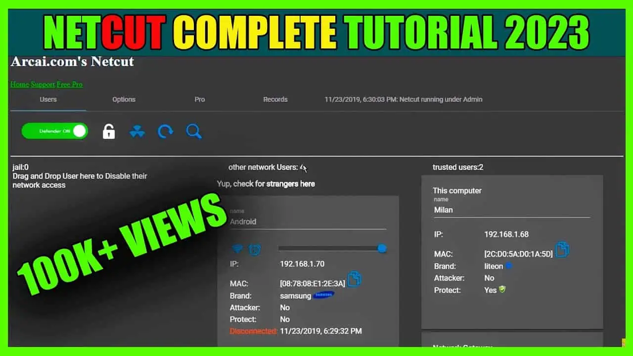 تحميل برنامج نت كت 2025 NetCut للكمبيوتر أخر إصدار مجاناً