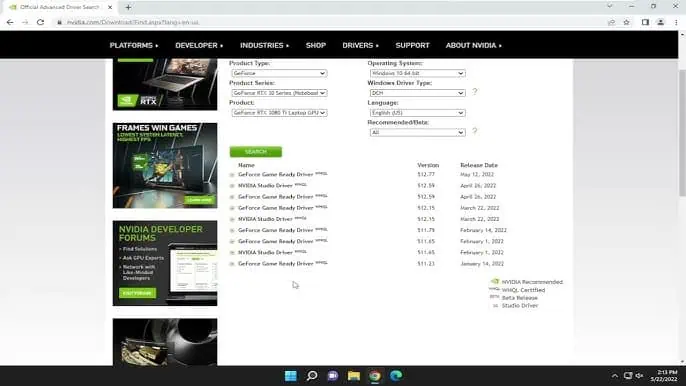 تحميل برامج تشغيل NVIDIA GeForce مجانًا
