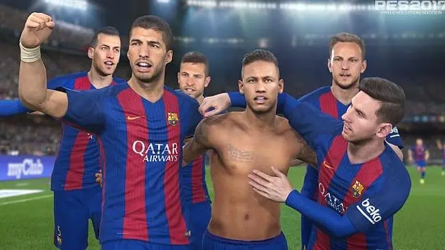 تحميل لعبة بيس PES 2017 للكمبيوتر الأصلية تعليق عربي مجاناً