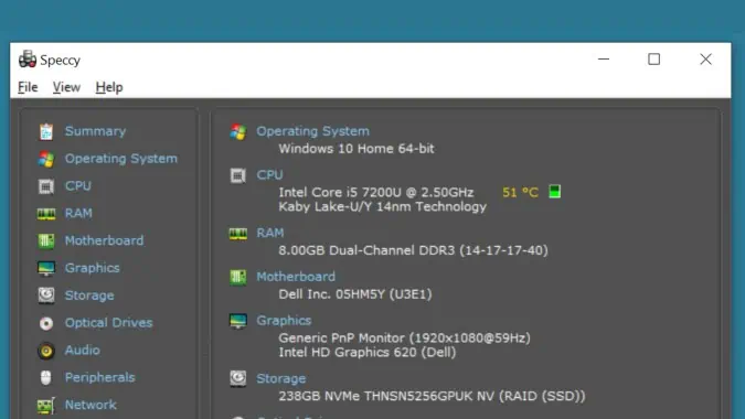 تحميل أفضل برنامج لمعرفة مواصفات الكمبيوتر Speccy 2025
