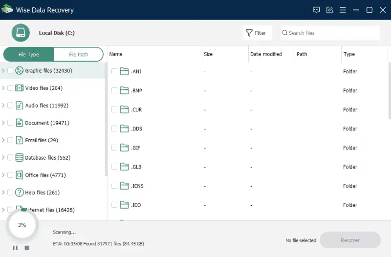 تحميل برنامج Wise Data Recovery مجانًا
