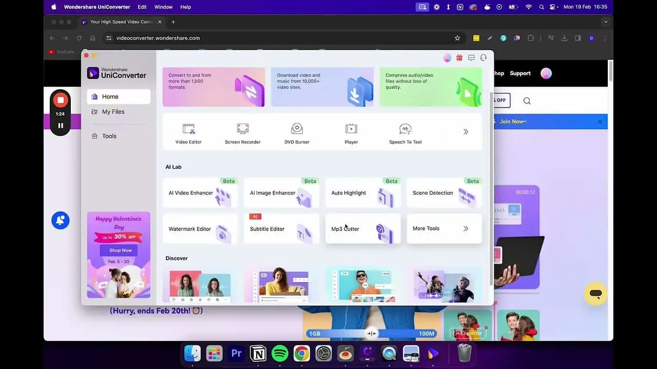تحميل برنامج Wondershare UniConverter مفعل 2025 مجاناً