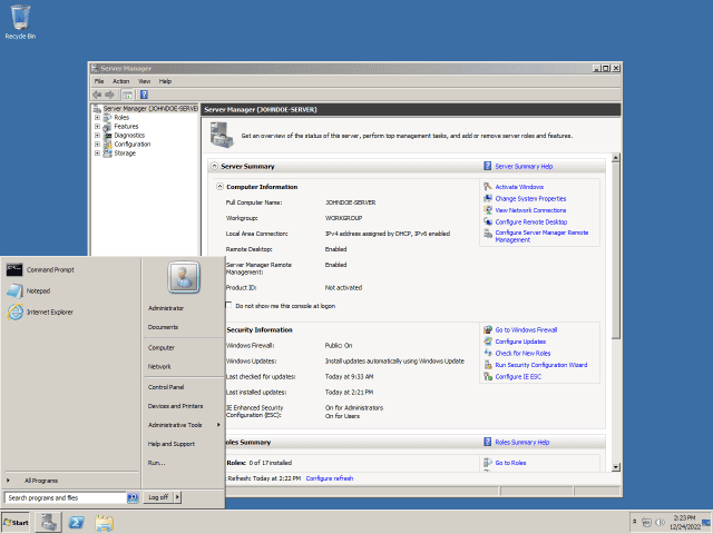 تحميل مجاني لـ Windows Server 2008