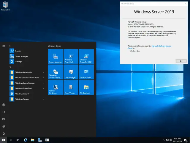 تحميل مجاني لـ Windows Server 2019