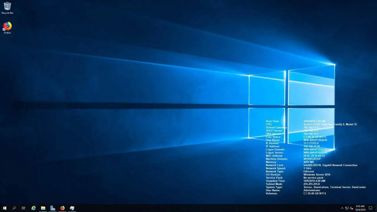 تحميل مجاني لـ Windows Server 2019