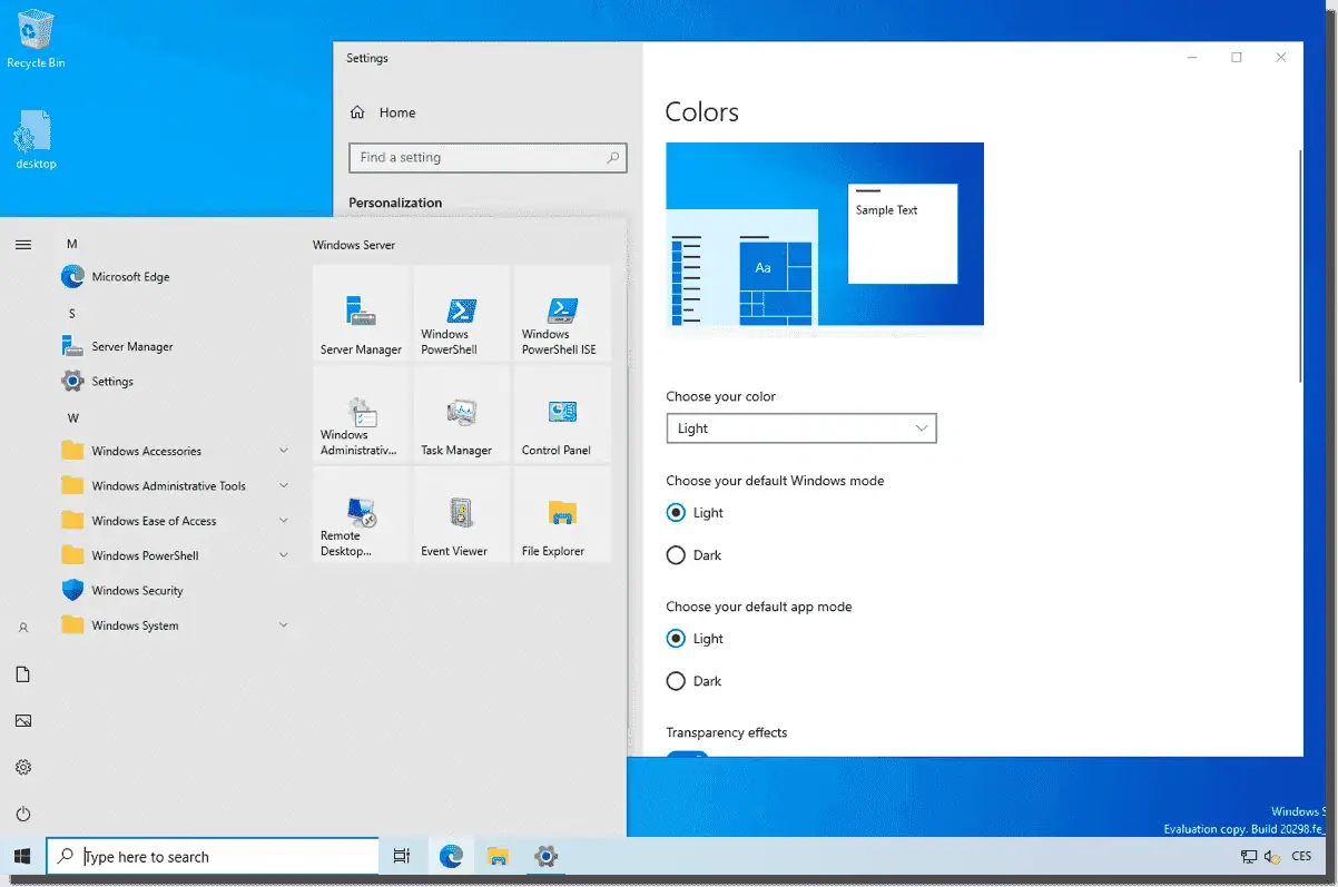 تحميل مجاني لـ Windows Server 2022