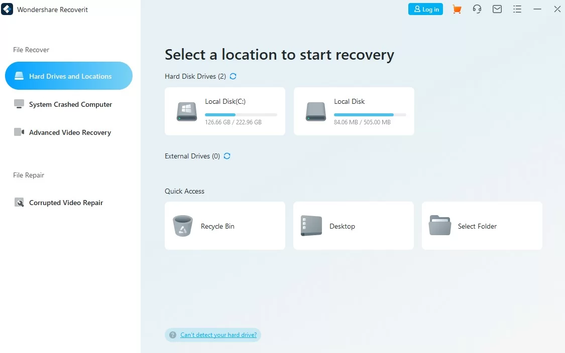 تحميل برنامج Wondershare Recoverit للكمبيوتر الشخصي مجانًا